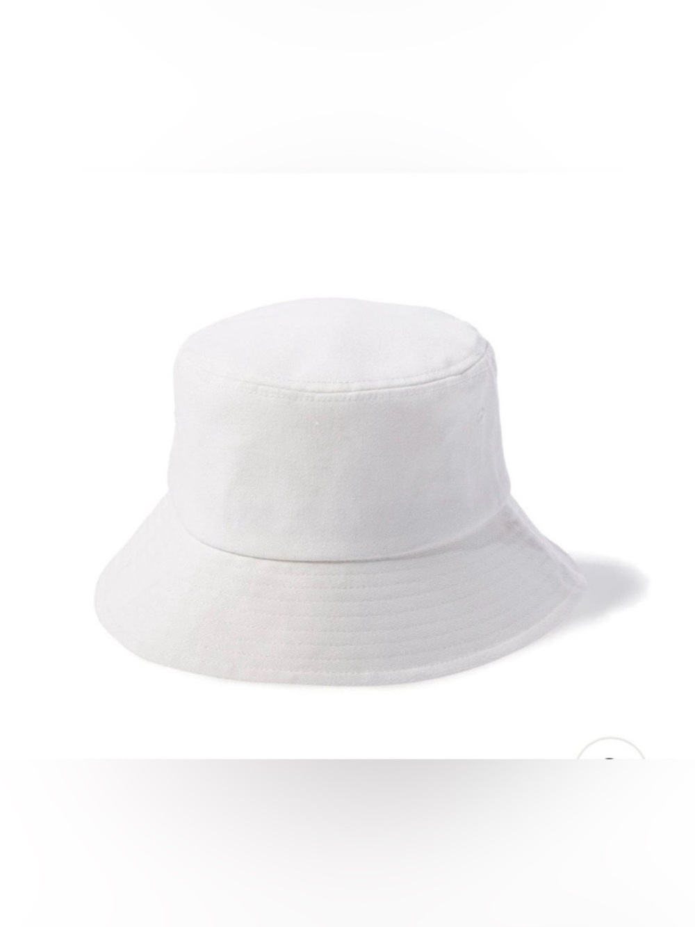 NEW Lift Down Classic White Premium Cotton Bucket Hat, Adjustable